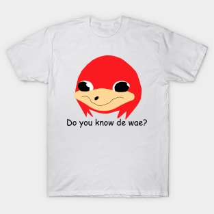 Do you know de wae? T-Shirt